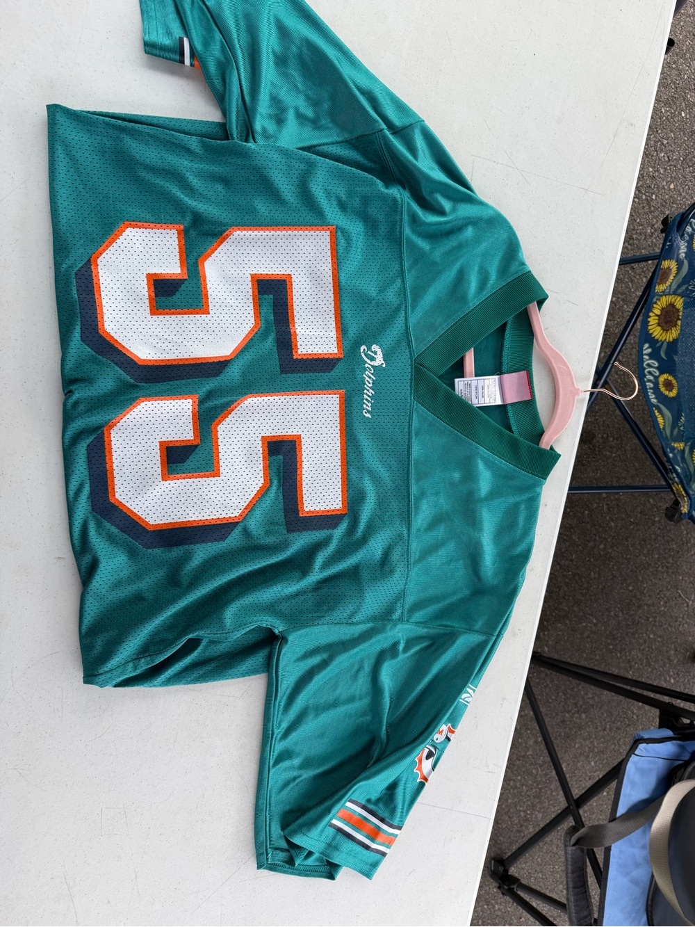 Miami Dolphins Teal Football Jersey - Number 55